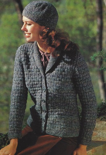 Ladies jacket knitting - jacket,