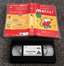 INTRODUCING MAISY TRAIN DANCING BEDTIME MAISY THE MOUSE PAL VHS VIDEO CHILDREN
