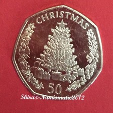 50P Christmas Coin Gibraltar