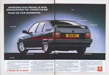 Citroen BX16 Valve Car 1988 Magazine Advert #772