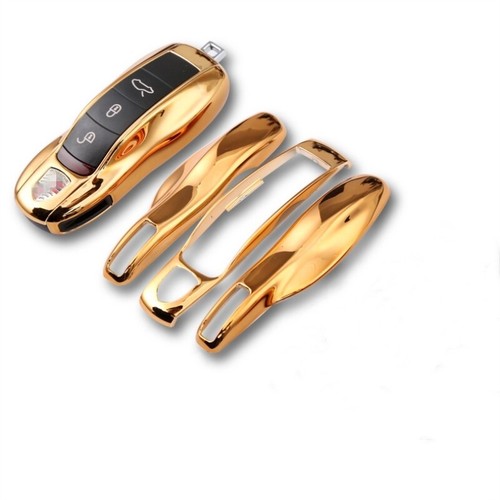 Gold car key fob - car, shell