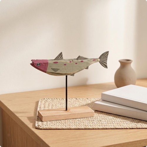 Elegant wooden fish - elegant,