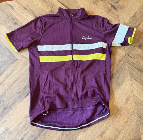 Rapha brevet jersey burgundy - rapha,