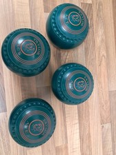 Taylor Ace Green Size 4 Wb18 Lawn Bowls Only Used Indoors Very Good Condition 