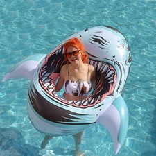 Inflatable shark float - inflatable, float,ride