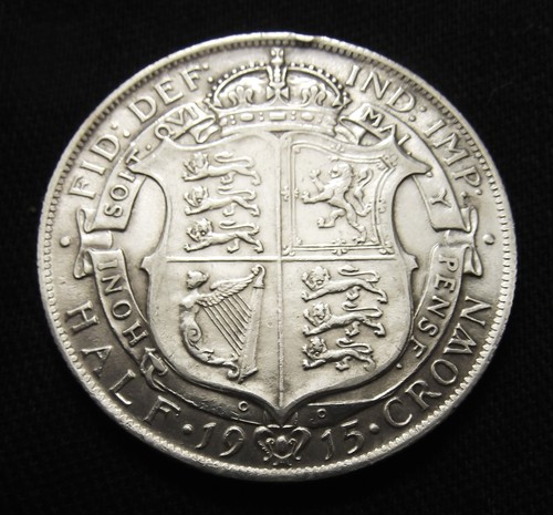 George 1915 silver half - george,