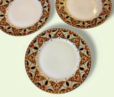 6 Antique English Imari Plates