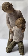 Vintage Willow Tree Brothers Figurine By Susan Lordi 2001, Sibling Togetherness
