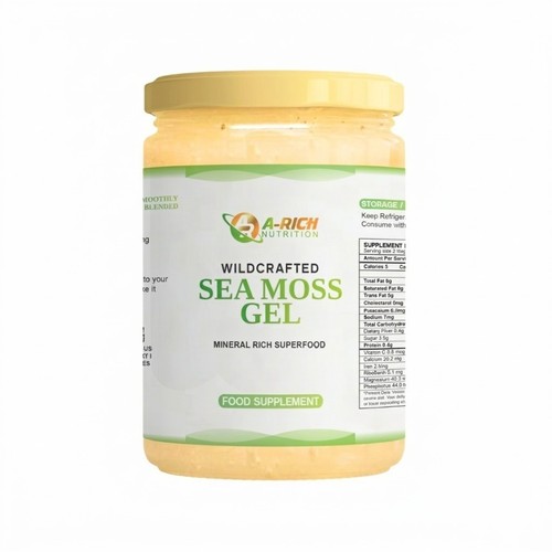 Golden irish sea moss gel - moss,
