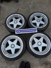 Dare F5 Alloy Wheels 5x100 / 5x112 Multifit 17" Deep Dish Fits VAG VW Audi Skoda