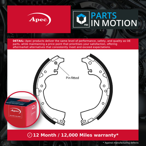 Brake shoes set fits toyota - brake,