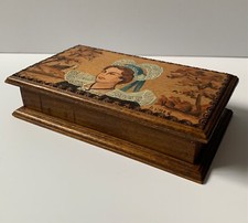 ANTIQUE WOODEN BOX GERMAN