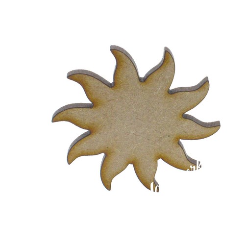 Sun mdf craft - shapes, weather