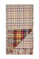 Bronte Multi Spot Beige Throw