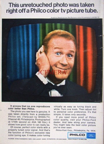 Philco ford colour 1967 red - tv,