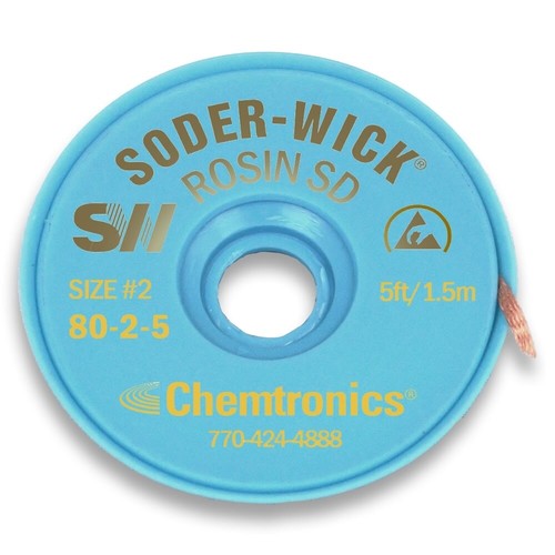 Chemtronics desoldering braid - chemtronics,