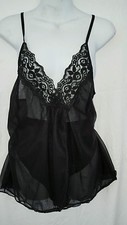 Contessa Black Nightgown Panty