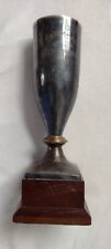 1985 Golf Trophy Cup Farm - AG Wooden Base Large Golf Trophy 335 mm Silver Plate