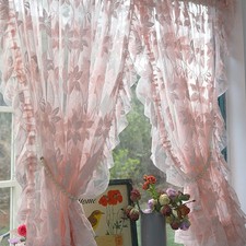 French Pink Lace Flowers