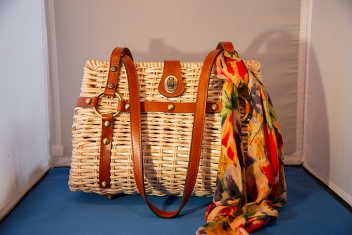 Patricia nash wicker satchel - wicker,