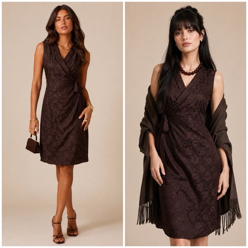 Dosa silk wrap dress - wrap,