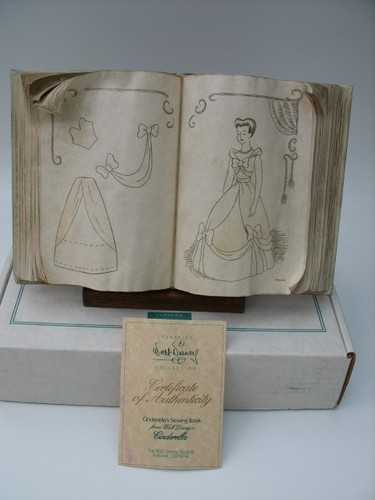 Wdcc cinderellas sewing book - cinderellas,'sewing, book'
