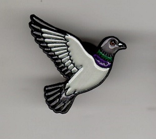 Racing pigeon pin - , v2