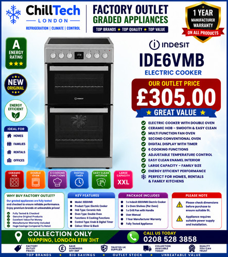 Indesit ide6vmb electric - indesit,