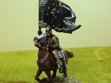 WARHAMMER LOTR -  PAINTED AND BASED MOUNTED MINAS TIRITH STANDARD BEARER