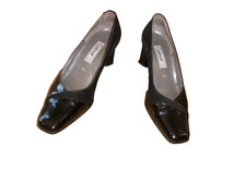 Ladies black leather gabor - black,