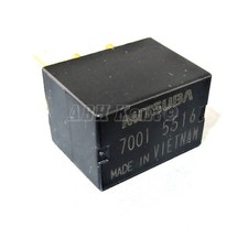 644-Honda (00-15) 4-Pin Power Black Micro Relay Mitsuba 7001-5516 12VDC 70015516