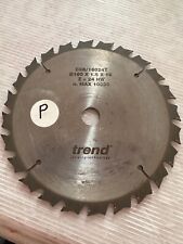Trend TCT blade 160 X 1.5 x  16mm 24Teeth just sharpened