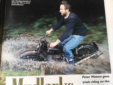 FRANCIS BARNETT EX WORKS TRIALS UNUSUAL DOT TRIALS MOTORCYCLE MAGAZINE ARTICLE