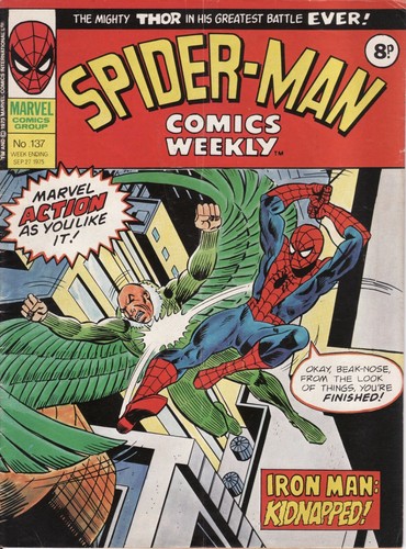 Spiderman comic issue 137 - spiderman,