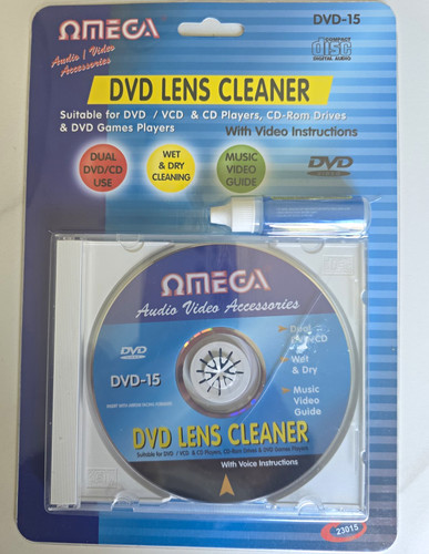Omega dvd lens - dvd-15, cleaner