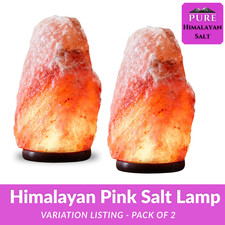 Natural Salt Lamps 2 pieces