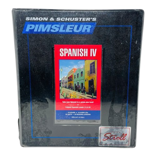 Pimsleur spanish level cd - pimsleur, iv