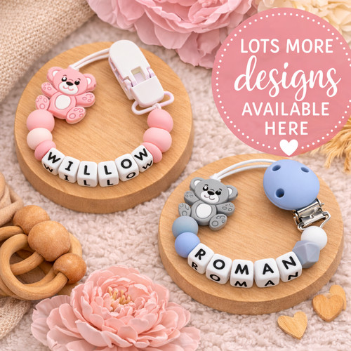Personalised silicone dummy - silicone,