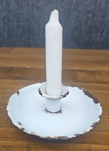 Vintage white enamel - white,