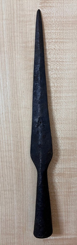 Ancient battle spear iron - ancient,