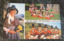 unused Postcard - Welsh Girls
