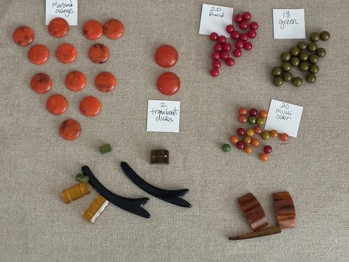 Vintage bakelite loose - bakelite, -68