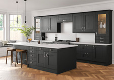 New NOT ex-display - Anthracite Shaker Kitchen Units - Complete DIY Kitchen
