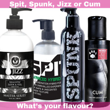 JIZZ SPUNK SPIT CUM Lube Water/Hybrid Based Lubricant For Anal, Vaginal Sex Aid