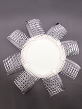 2 Pack Clear Plain Side Hair