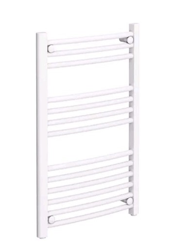 Diamond curved heated towel - curved,
