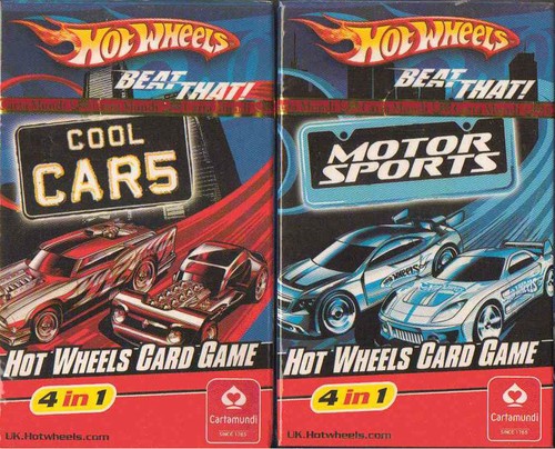 Hot wheels trumps packs - 2, packs-