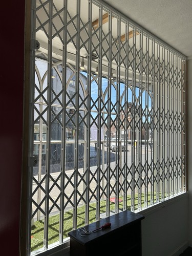 Opening metal window security - window,