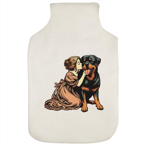 Girl with rottweiler - 'girl, puppy'