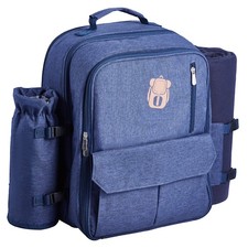 4-Person Picnic Backpack Navy